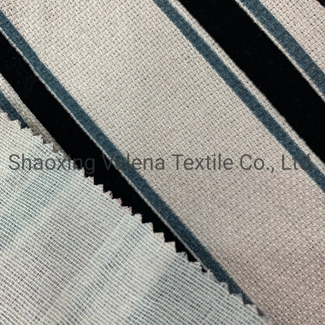 Textile Fabrics 100%Polyester Woven Yarn Dyed Fabric Upholstery Fabric Decorative Furniture Fabric for Sofa Fabrics Ready Goods for Fast Shipment