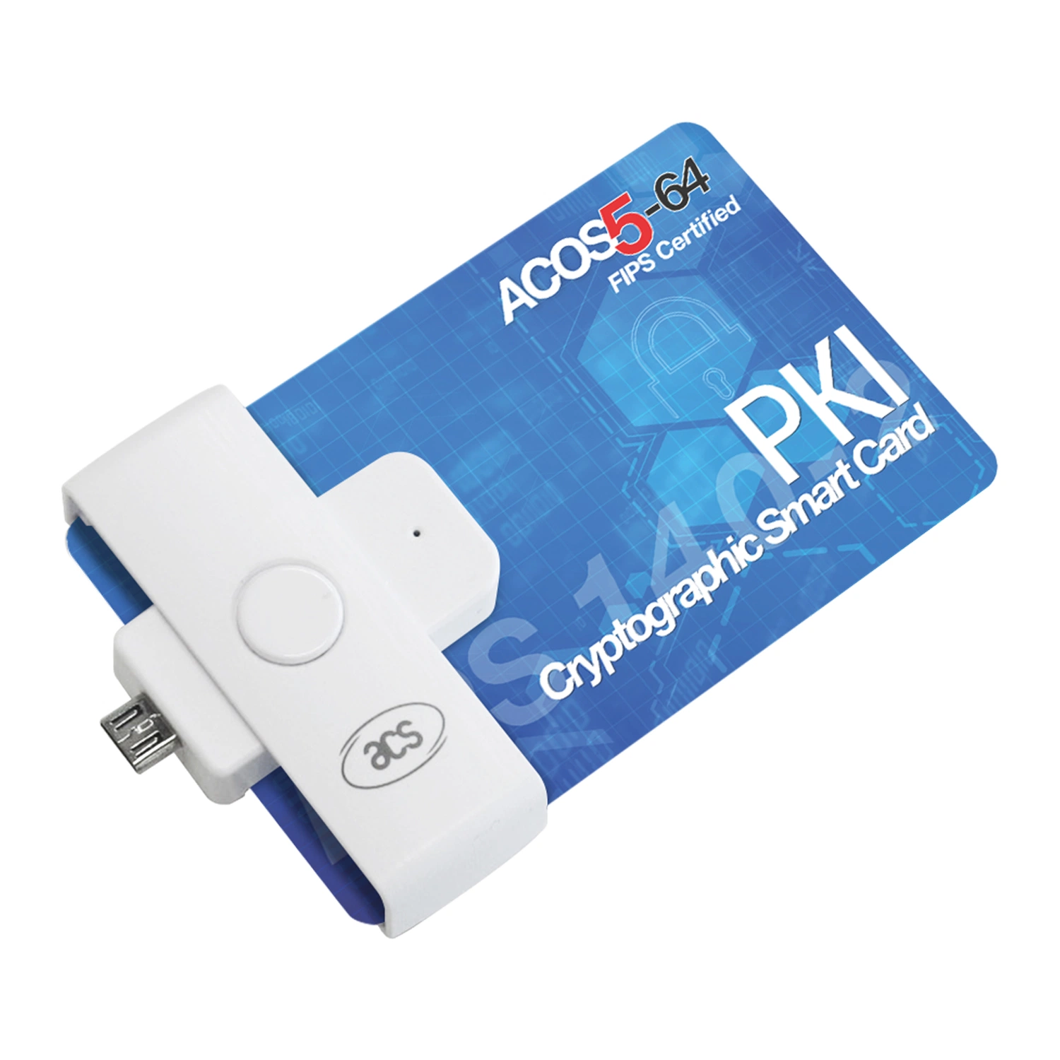 Tarjeta inteligente Micro USB OTG CCID Ios 7816 de tamaño mini Lector (ACR39U-ND)