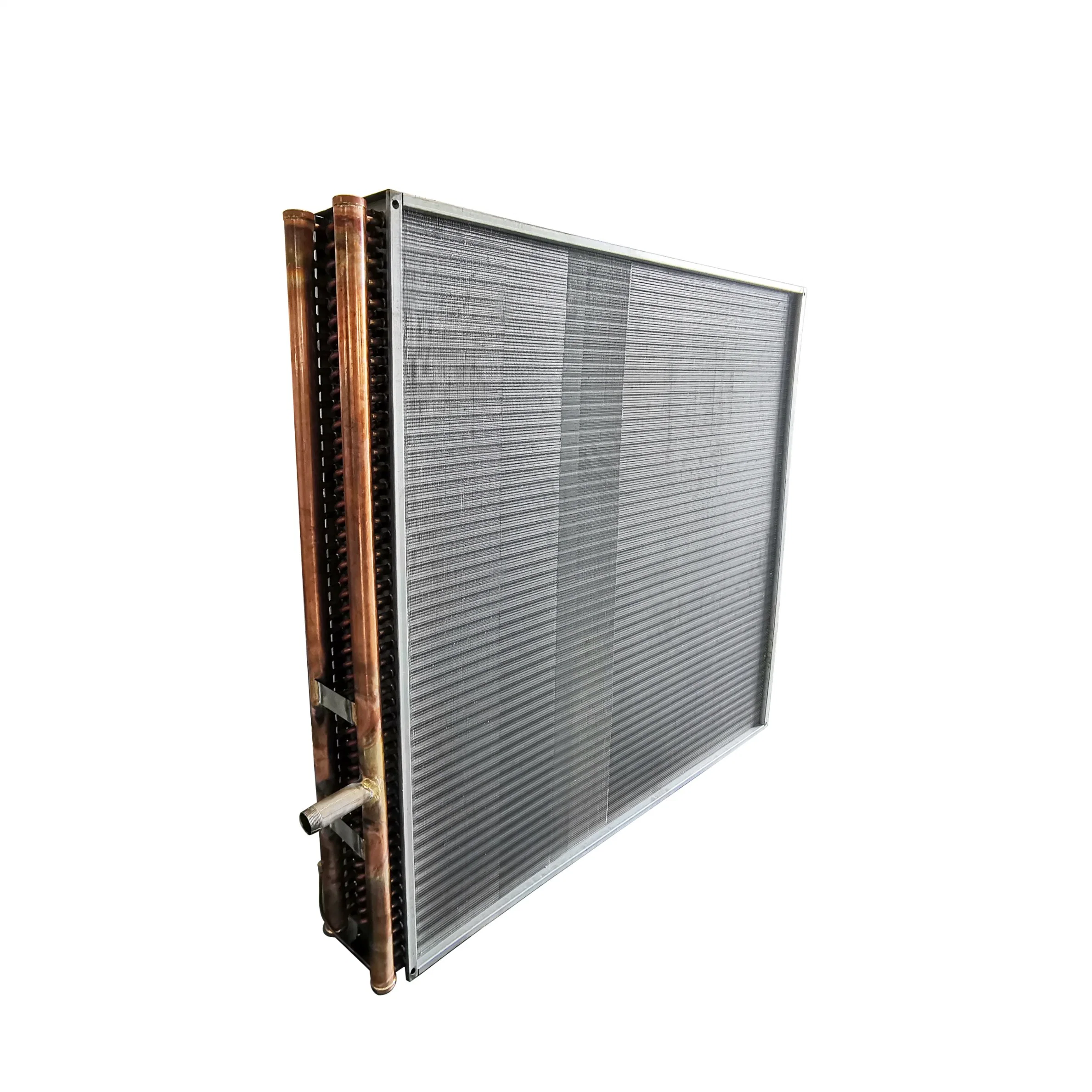 Compact Fin Type Heat Exchanger for Commercial / Industrial Refrigeration Equipment