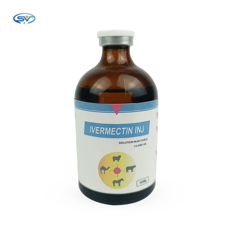 China Factory Veterinary Medicine 1% Ivermectina 100 ml de injecção