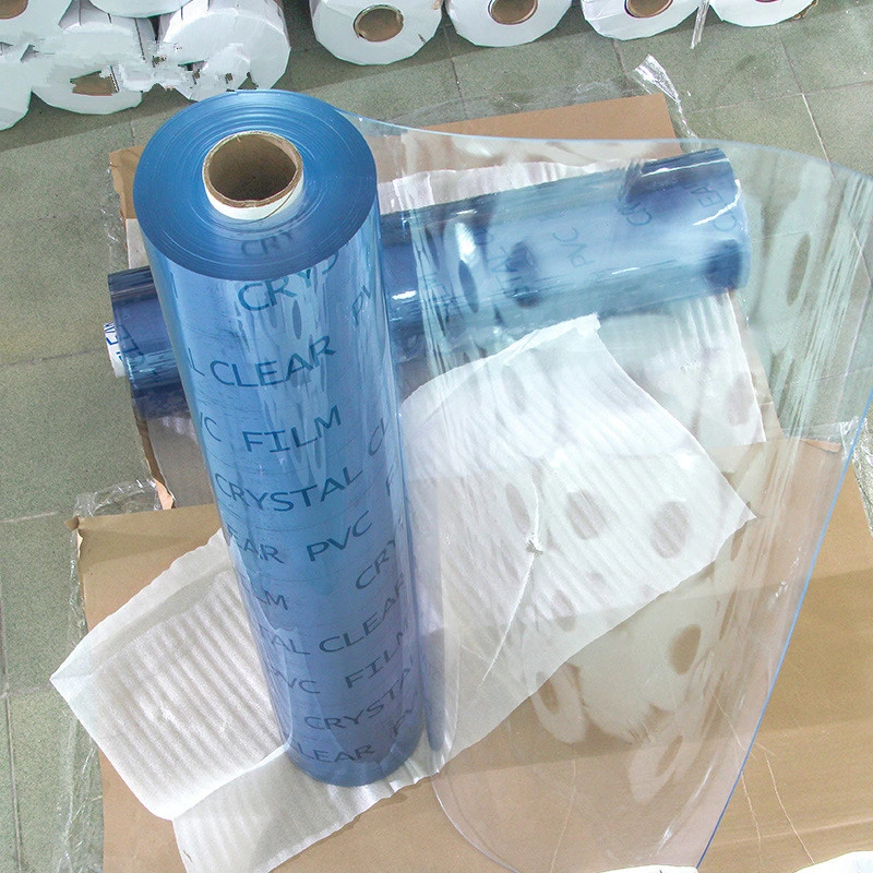 Transparent Soft Plastic Film PVC Film Super Clear PVC Film for Bags