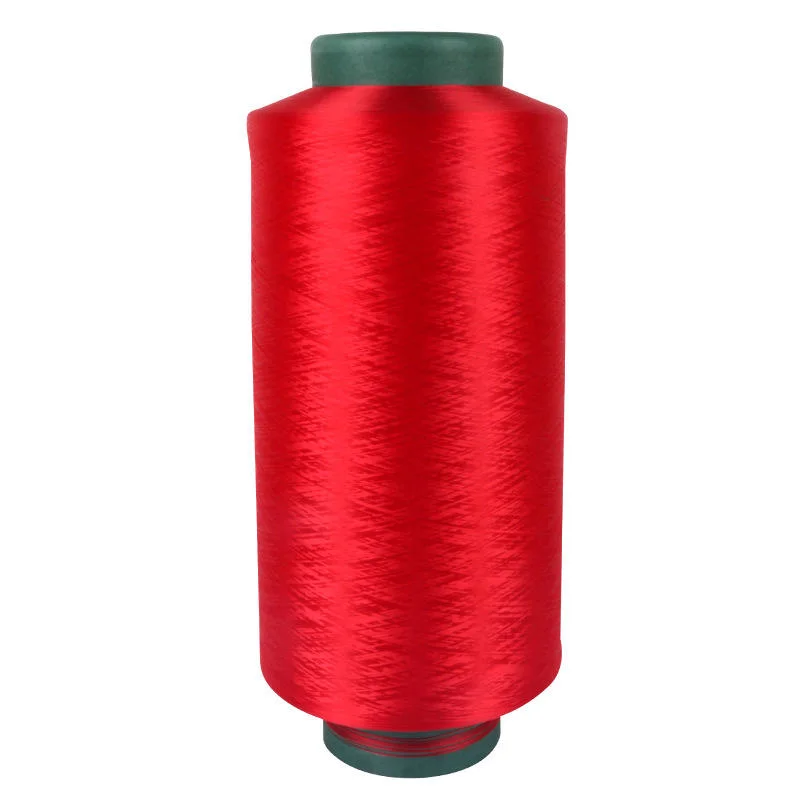 75D/36f Dope gefärbte Farbe Polyester DTY Filament Garn zum Stricken