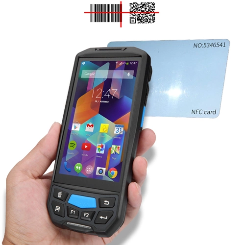 جهاز قراءة RFID جهاز كمبيوتر محمول محمول محمول ماسح الرمز الشريطي PDA نظام Android