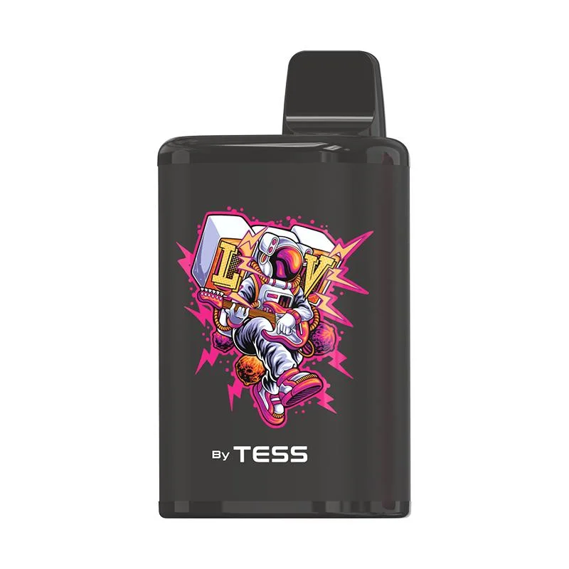 Tess Nuevo Diseño 6000 inhalaciones de 3% desechables Nic Logotipo personalizado e cigarrillo