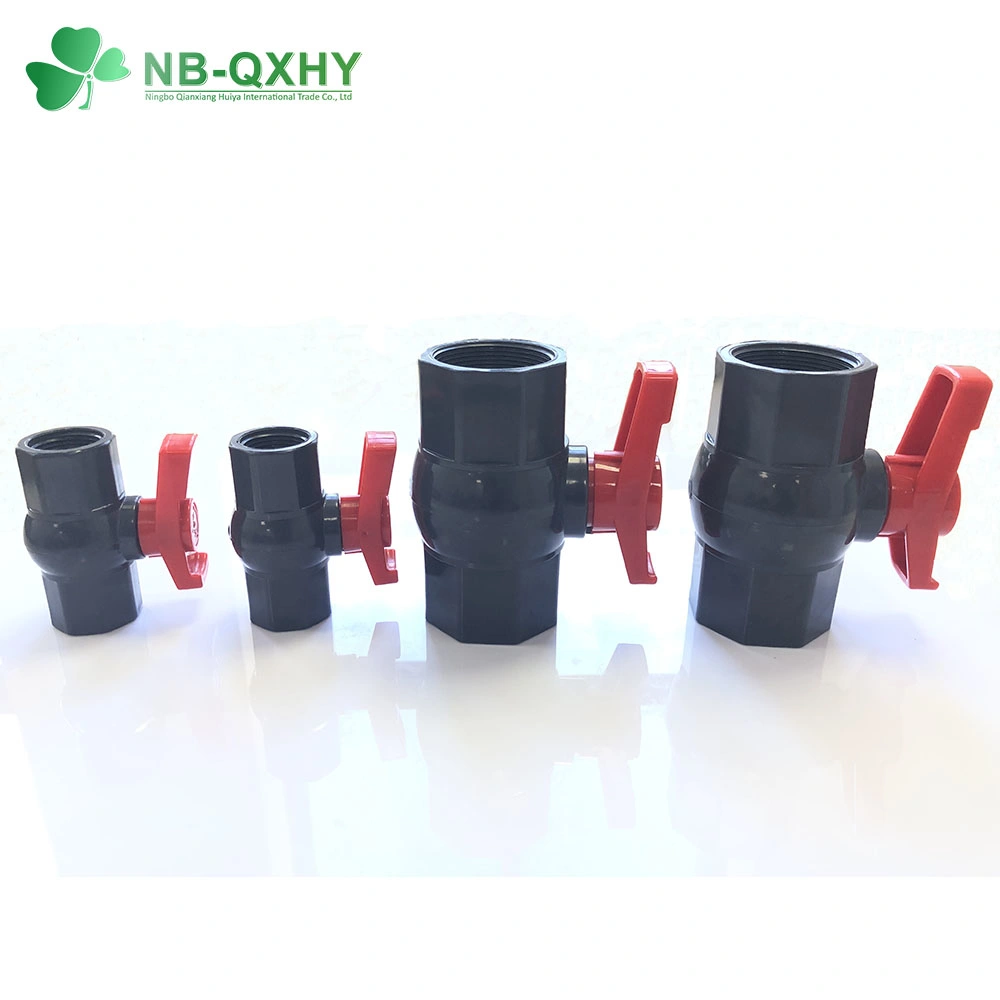 China Factory High Pressure DIN Valve Octagonal Ball Valve Threaded PVC Valve