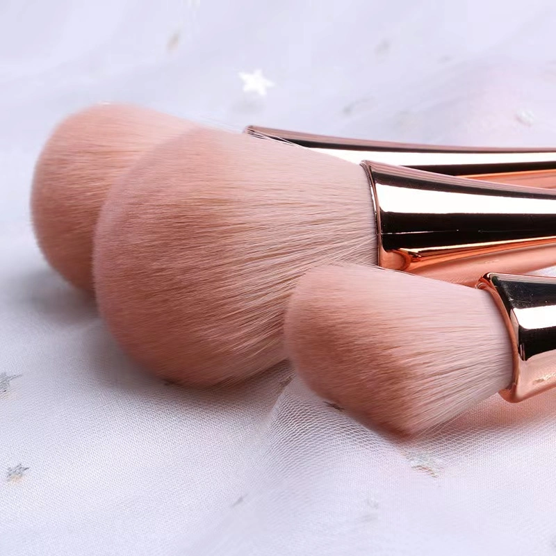 Diseño de la cintura pequeño conjunto de cepillos de maquillaje maquillaje Brush set completo de herramientas de belleza Paquete de 10 pinceles de maquillaje