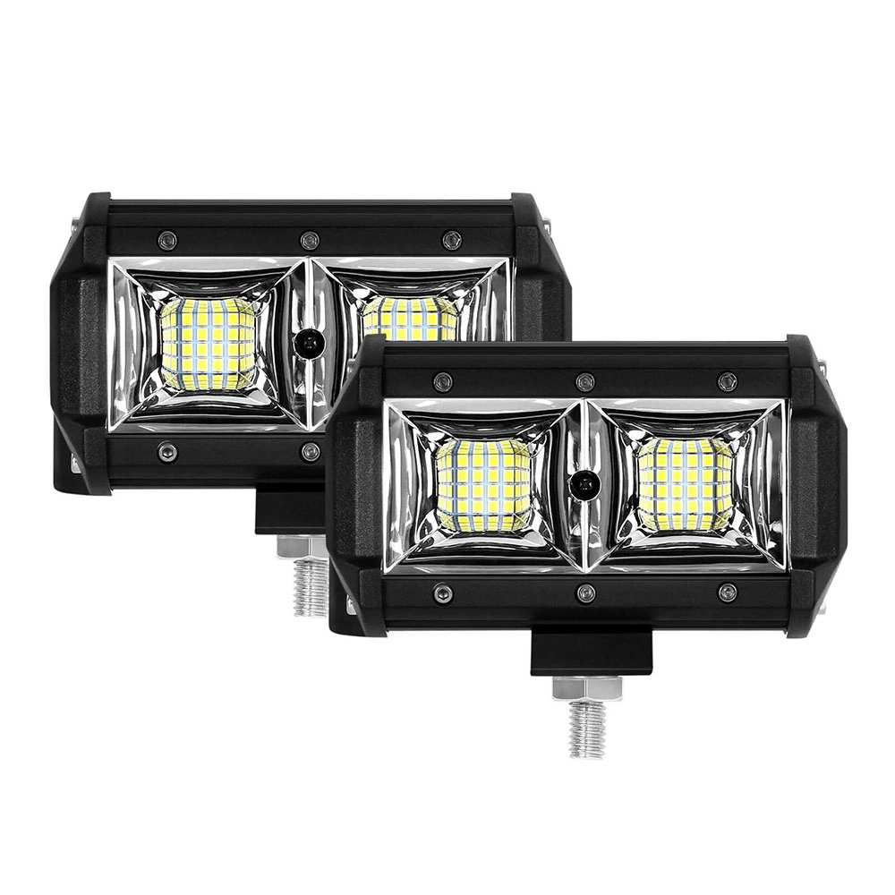 UTV الطرق الوعرة ATV SUV السيارة الرياضية المتعددة الاستعمالات ملحقات السيارات 96 واط LED الضباب القيادة مصباح عمل LED 5 بوصات