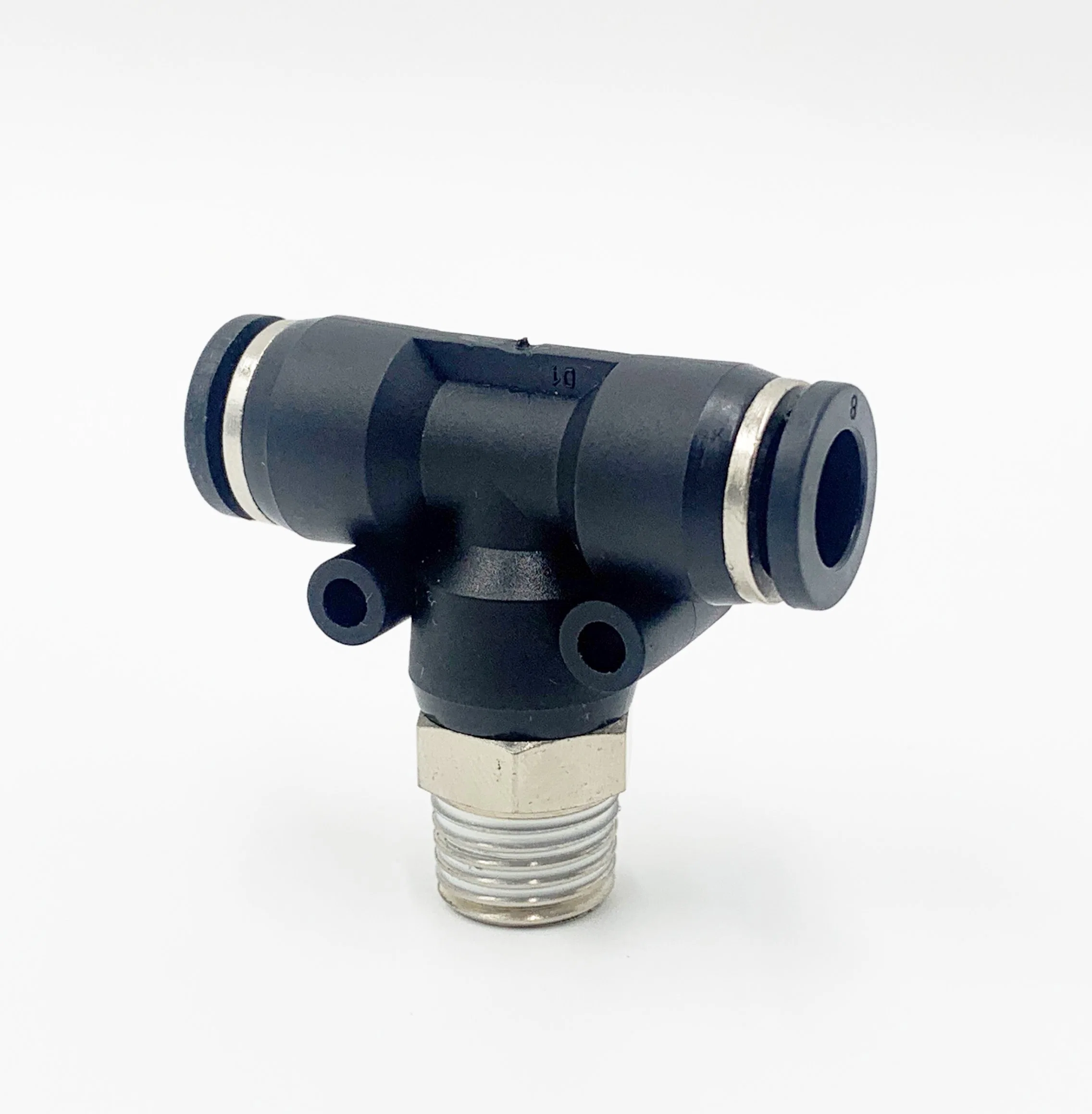 Pb Series T Type 3 Way Air Hose Connector Plastic Quick Connect Fitting
