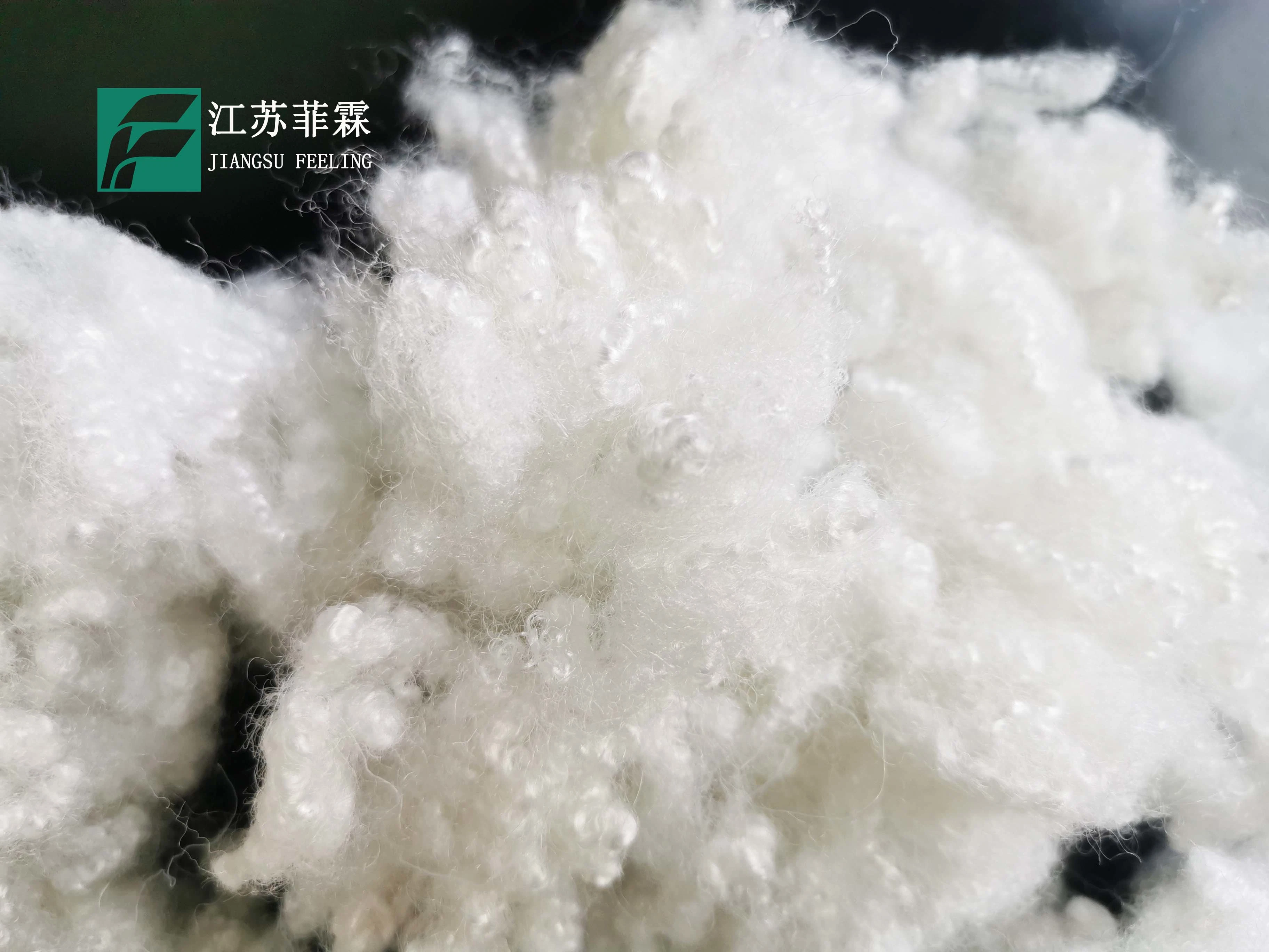 15D Flame Retardant Recycle Holow Conjugate Fiber for Sofa Cushion and Bed Mattress Stuffing