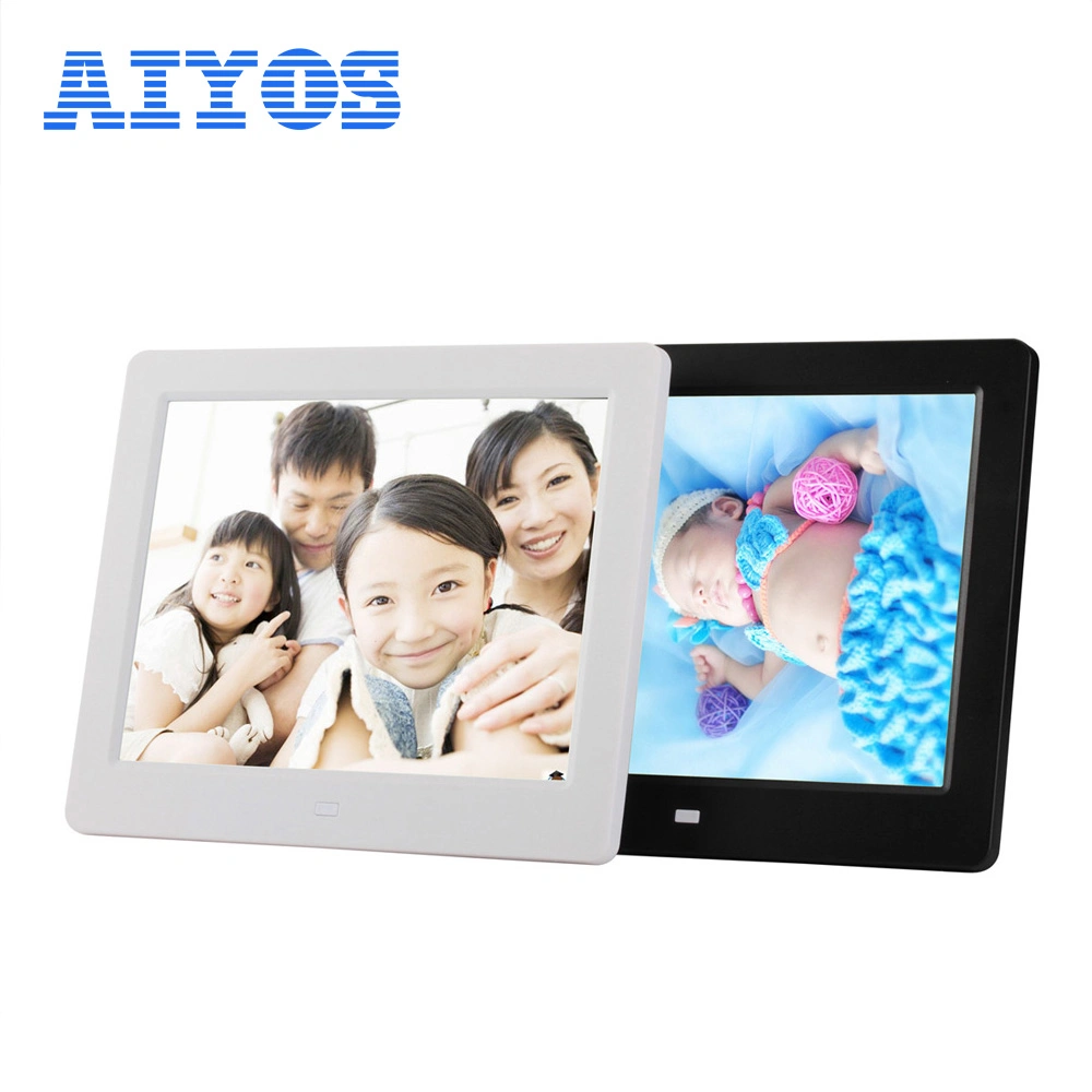 Neue 8 Zoll Digital Photo Frame Uhrzeitanzeige mit Kalender für alte Menschen