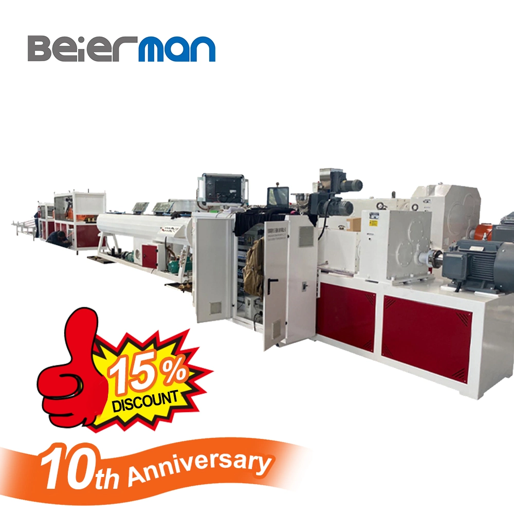 Beierman Machinery High Productivity PVC/PP/UPVC/CPVC/PE Air Ventilation Pipe Extrusion Line