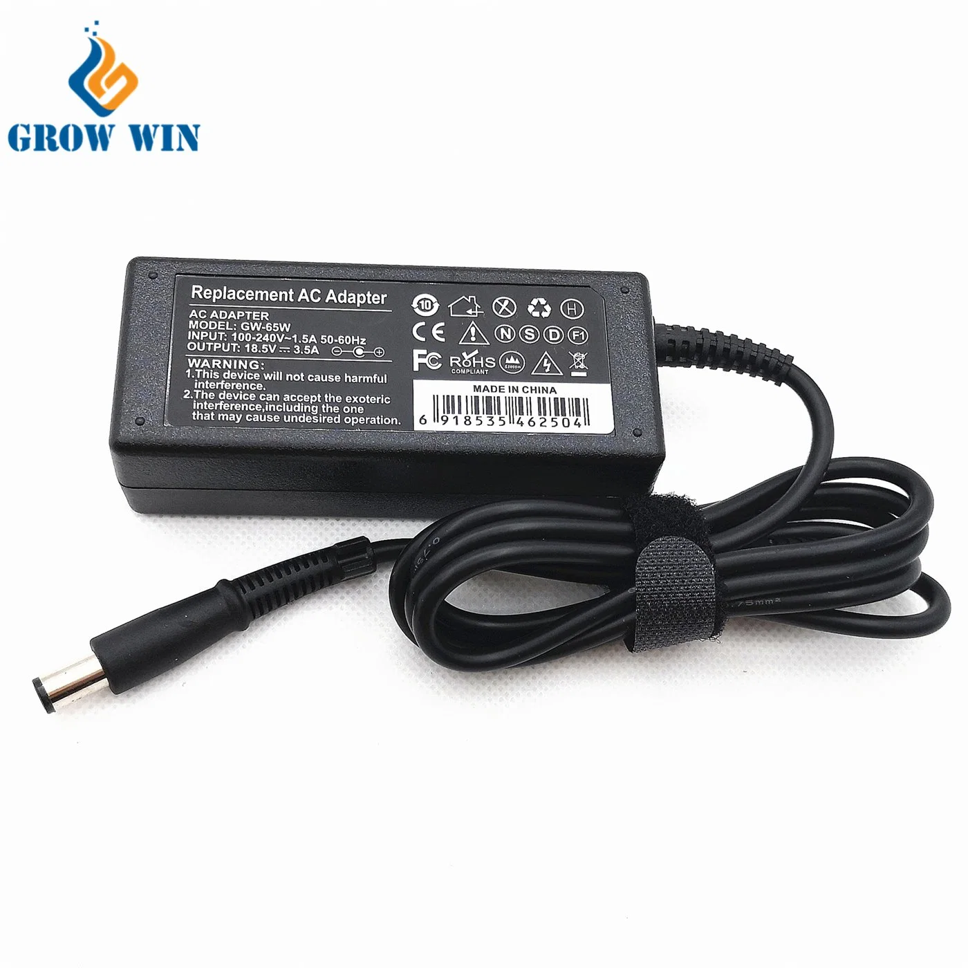 Great Quality Laptop Adapter for HP Lenovo DELL Acer Asus Sony Samsung Apple MacBook Notebook USB Adapter Laptop AC DC Power Adapter Supplier 18.5V 3.5A 65W