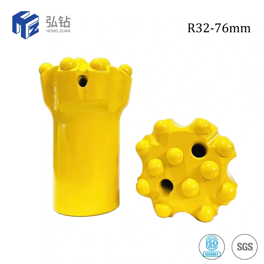 R32 48mm 9 Teeth Rope Thread Button Bits