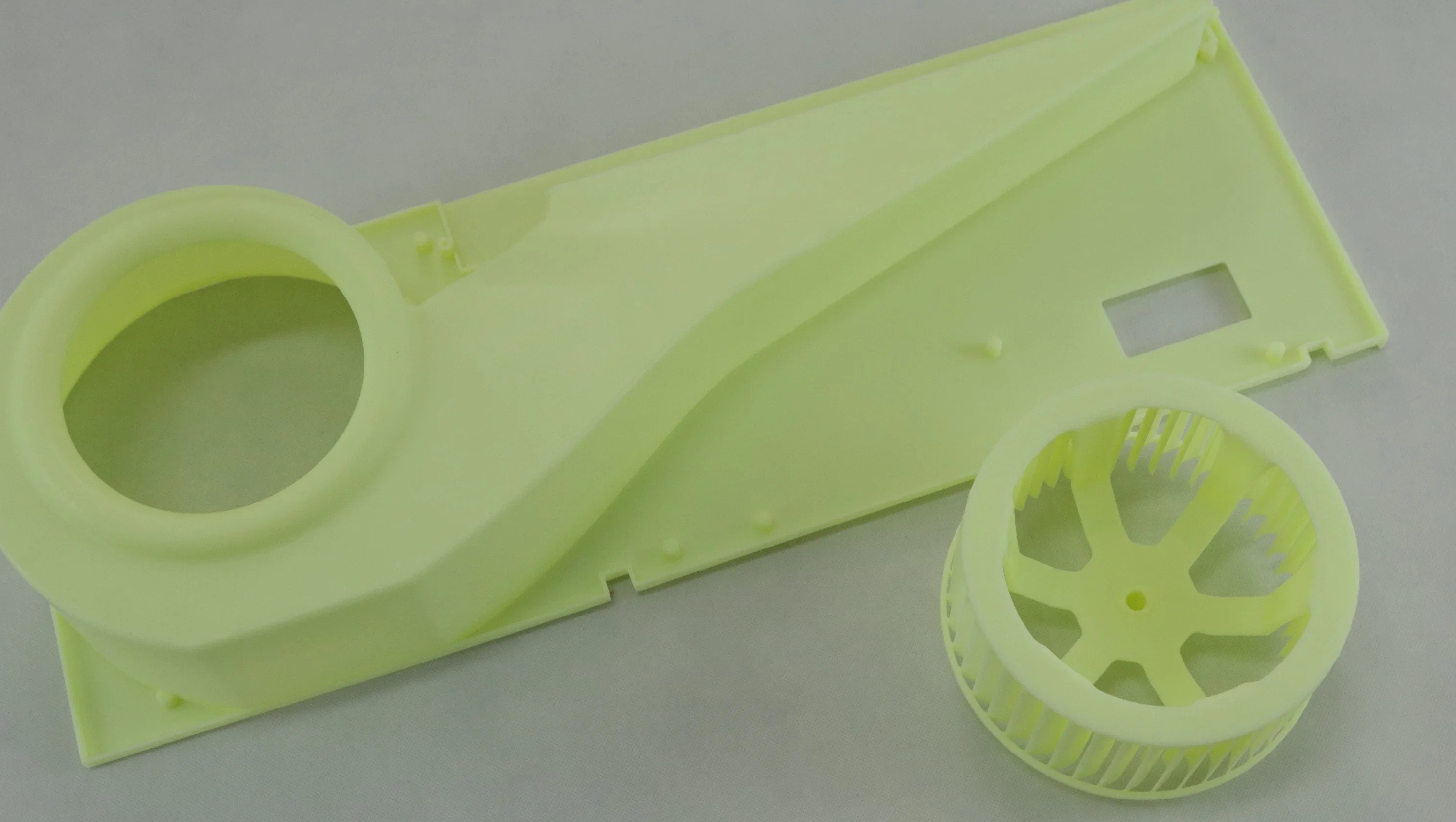 Résine de SLA jaune vert feuille du ventilateur d'échappement Shell pour la vente d'impression