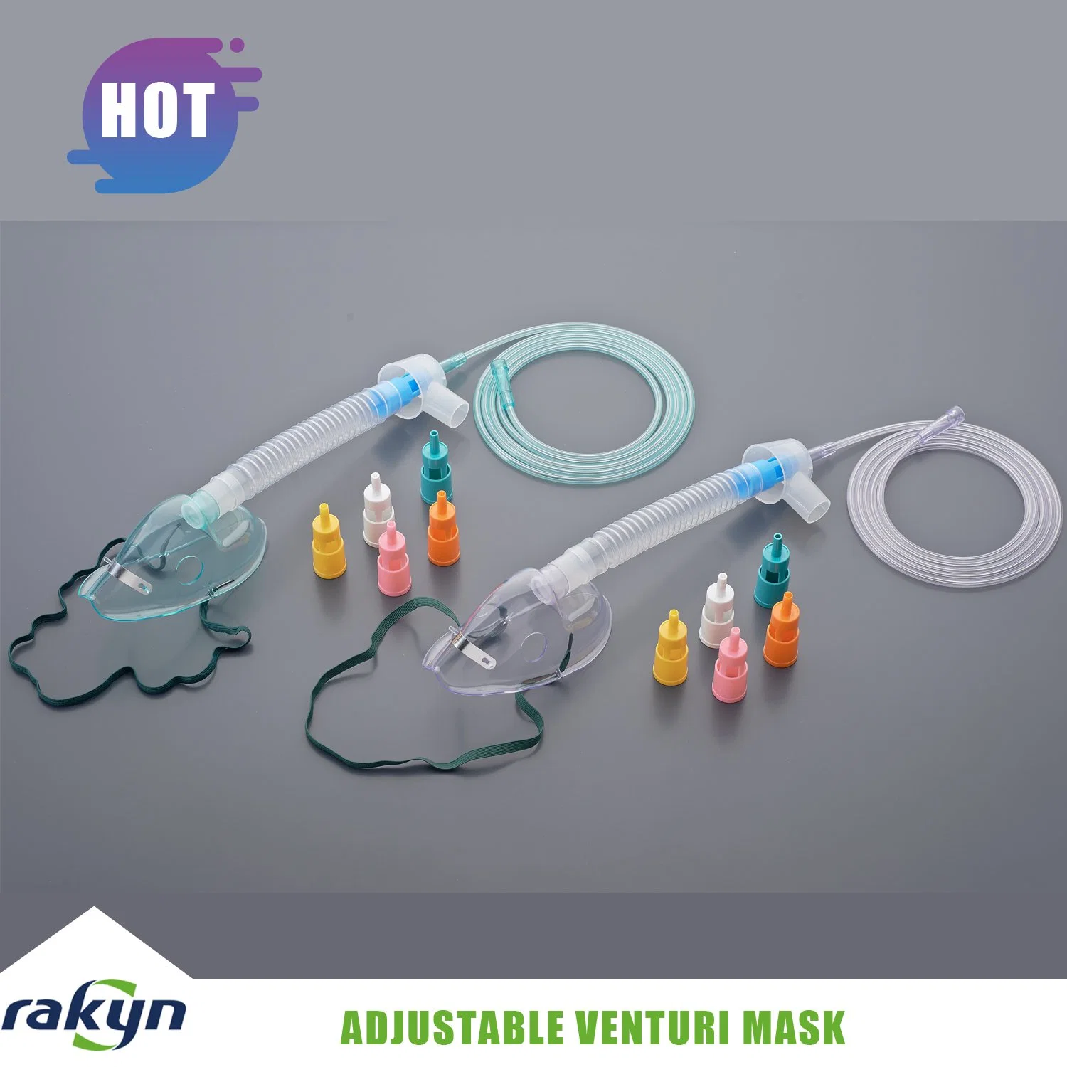 Medical Products of Disposable Adjustable Venturi Mask Oxygen Mask