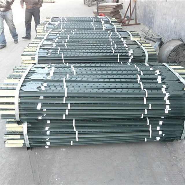 6-FT Green Steel Farm Fence T-Post / Wholesale/Supplier Steel T Post