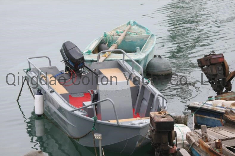 Bote de aluminio para la pesca en barco a motor Lancha barco de pesca Precio