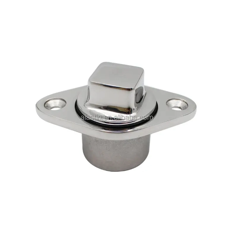 316 Stainless Steel Thru Hull Water Drain Boat Marine Yacht Stainless Steel Water Oval Drain Plug