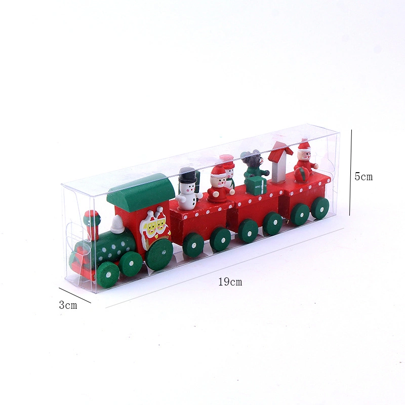 2023 Wholesale/Supplier Wooden Christmas Train Toys