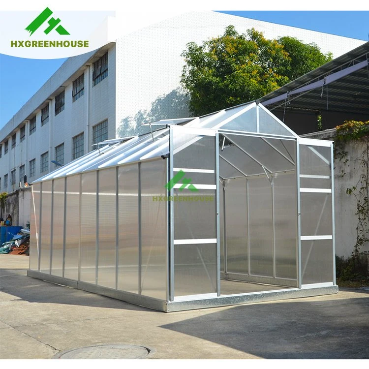 12X8 Commercial Polycarbonate Frame China Poly Green House