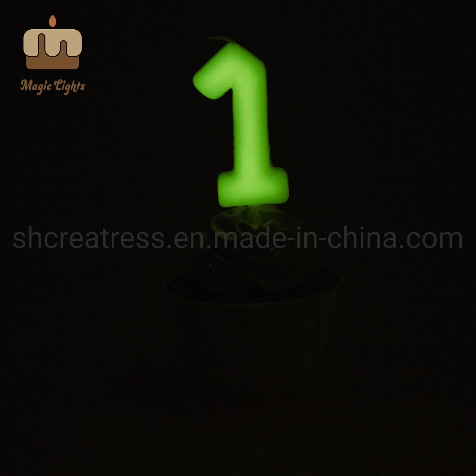 Decorative Glow Number 9 Shape Cake Candle Outlet