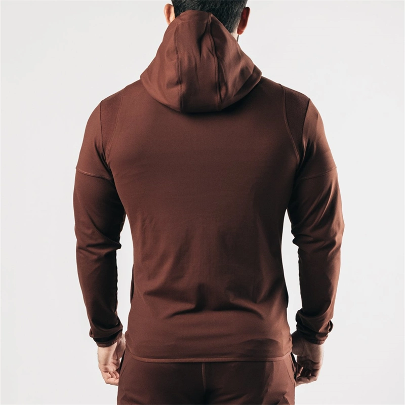 High Quality Custom Jacket Slim Fit Cotton Plain Gym Sport Sweatsuit Tracksuit