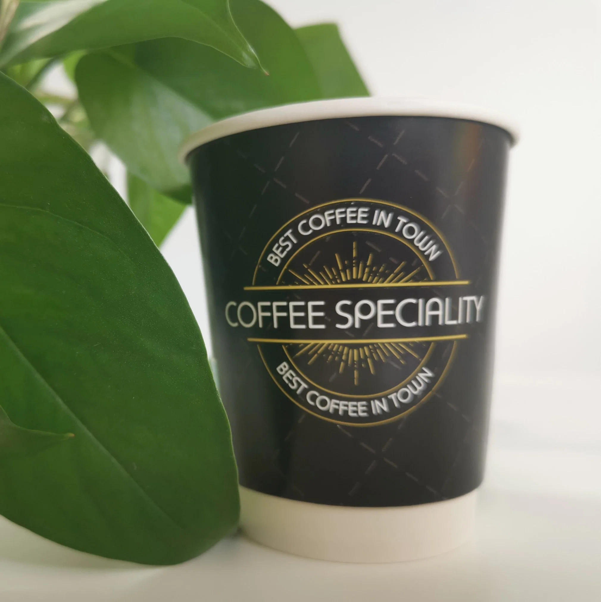 Factory Supply Good Quality 260g +18PE Double Wall 8 Ounce (oz) Disposable Paper Cup/Mug Coffee or Tea