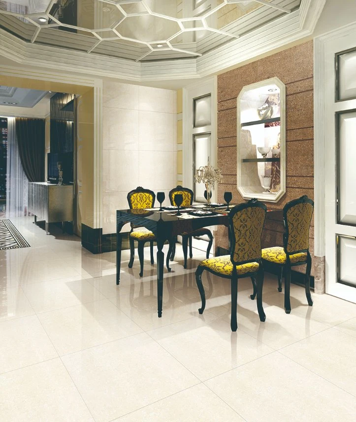 Double Loading Classical Series Low Water-Absorption Polished Porcelain Tiles for Interior Wall