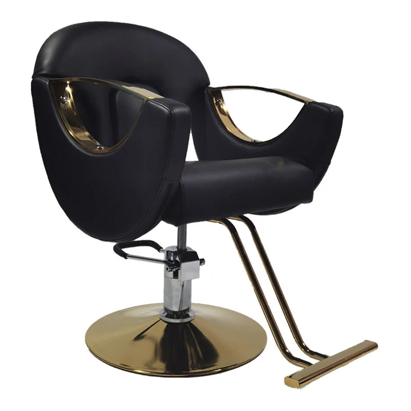 PVC High quality/High cost performance  Leather Customized Metal Hairdressing Furniture Salon Beauty Barber Chair