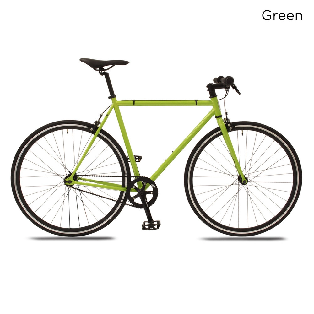 Fixie Bike Messenger -Green Cheap Single Speed Fixed Gear Bikes