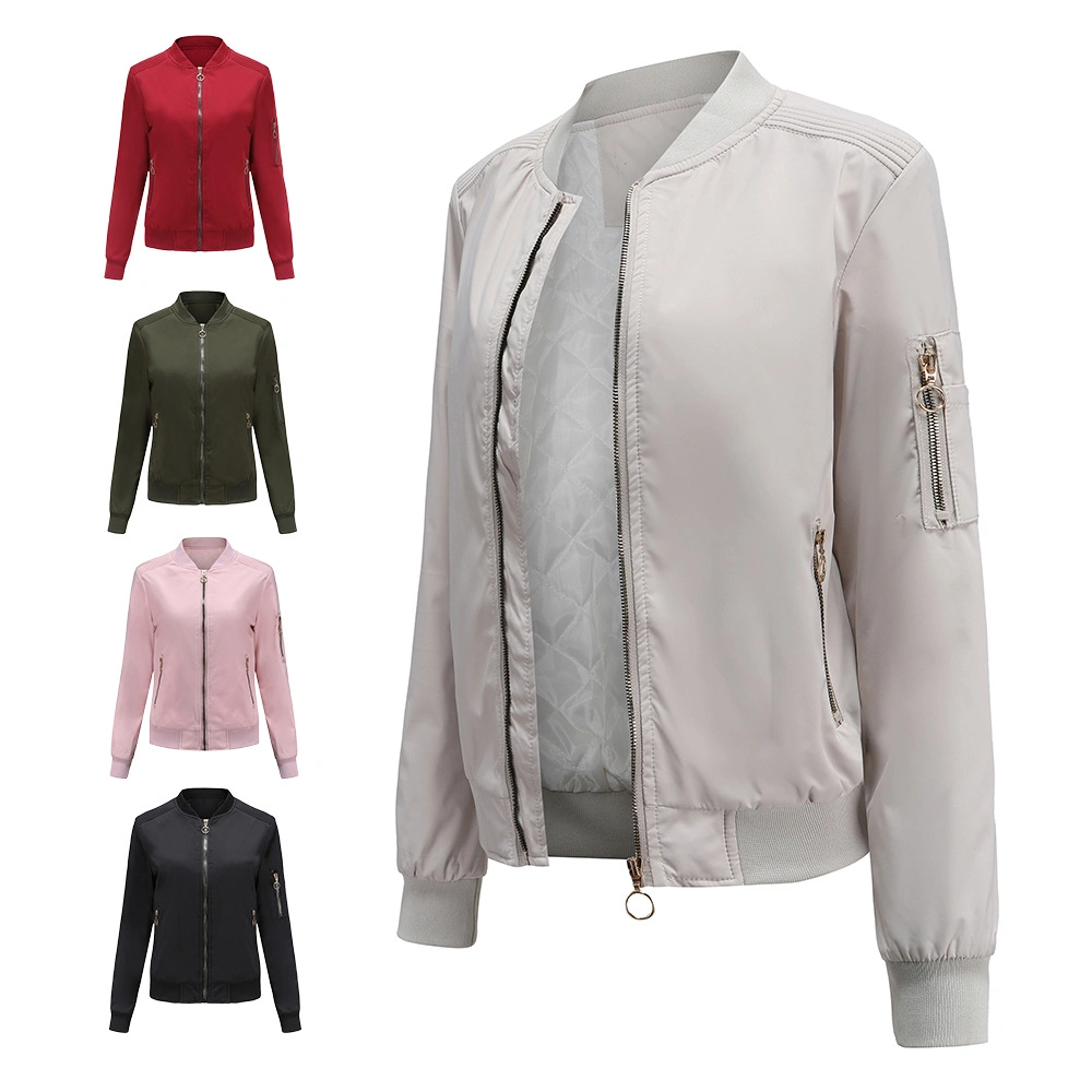 OEM Women's Casual Thin Cotton Jacket