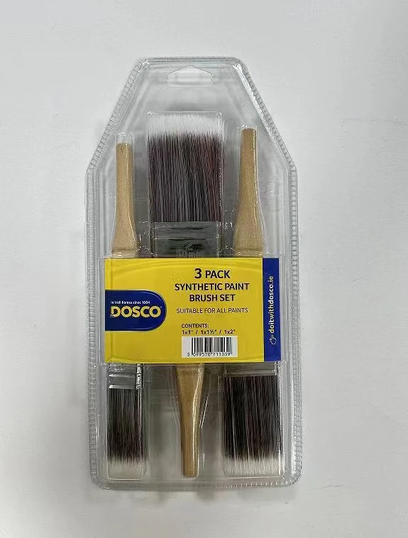 Yunxiao Tools OEM Paint Brush Sets with Plastic Handle and Filament Brush