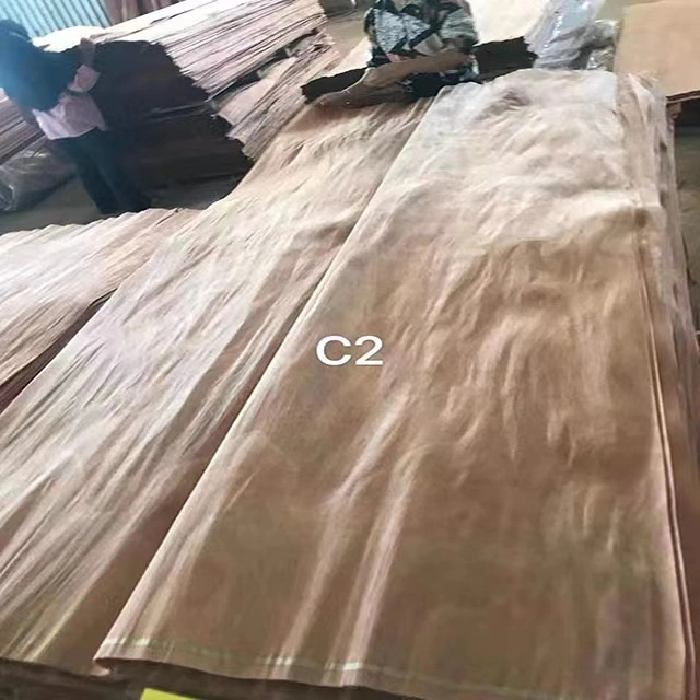 0.3mm Rotary Cutting Cheap Price for Natural Gurjan Kuring Wood Veneer Planks