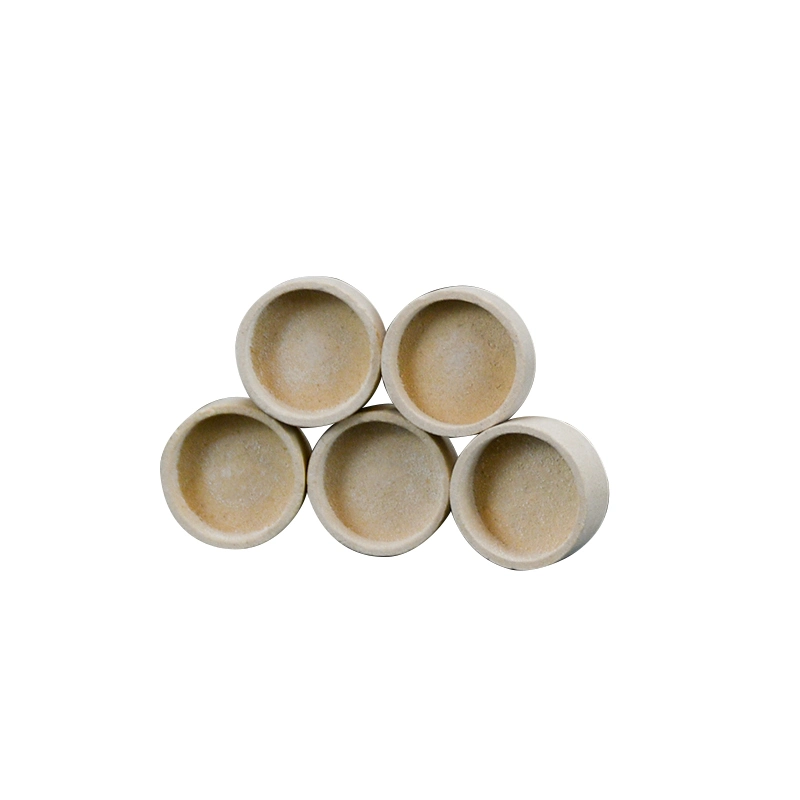 Good Quality High Purity MGO Magnesia Melting Ceramic Crucible with Flat Base