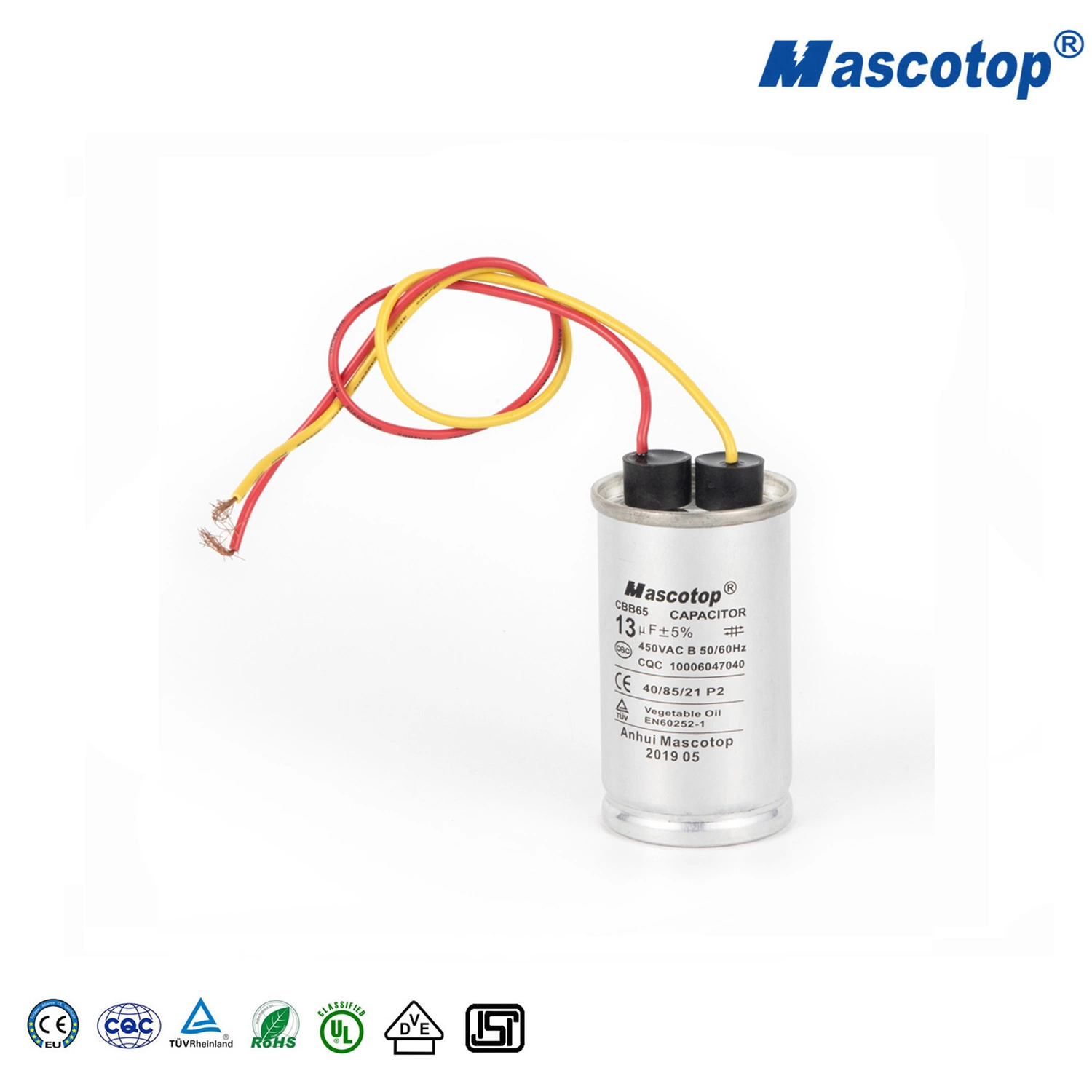 Mascotop Acondicionador de aire China condensador súper película metalizada Capaitor Cbb65-R