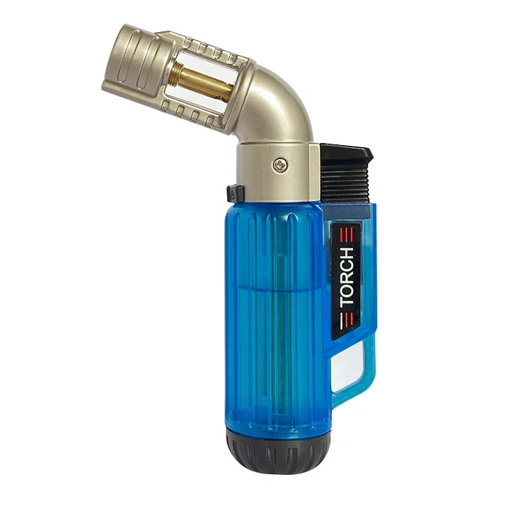 Antorcha de llama azul Metal creativo encendedor Pistola codo personalizado