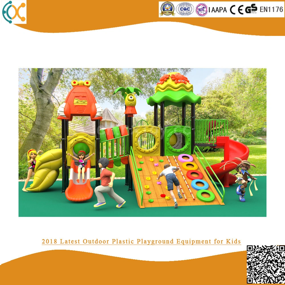 Latest Colorful and Fun Outdoor Plastic Playground Equipment for Kids