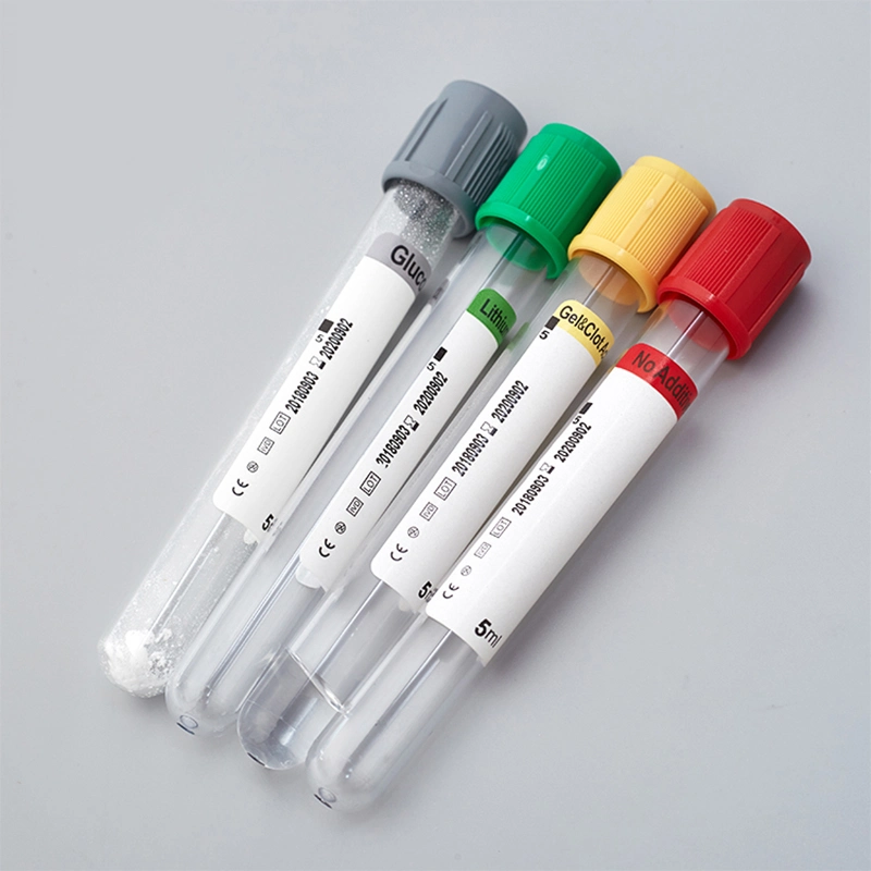 Hospital Vacuum Pet Glass Serum Blood Collecting Tube