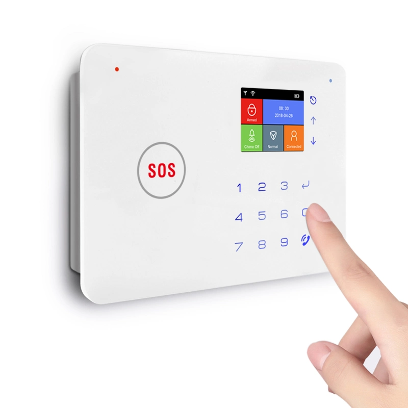 Tuya WiFi GSM Home Security Alarm System with Wired Wireless Smart Zones (ES-G66W)