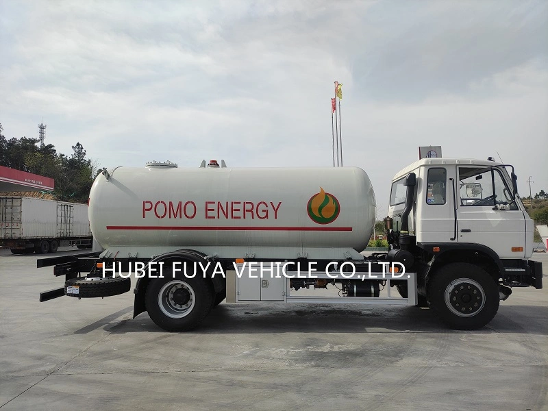 190HP 4X2 Euro 3 Dongfeng 5mt 10000liter LPG Gas Tank Truck for Loading