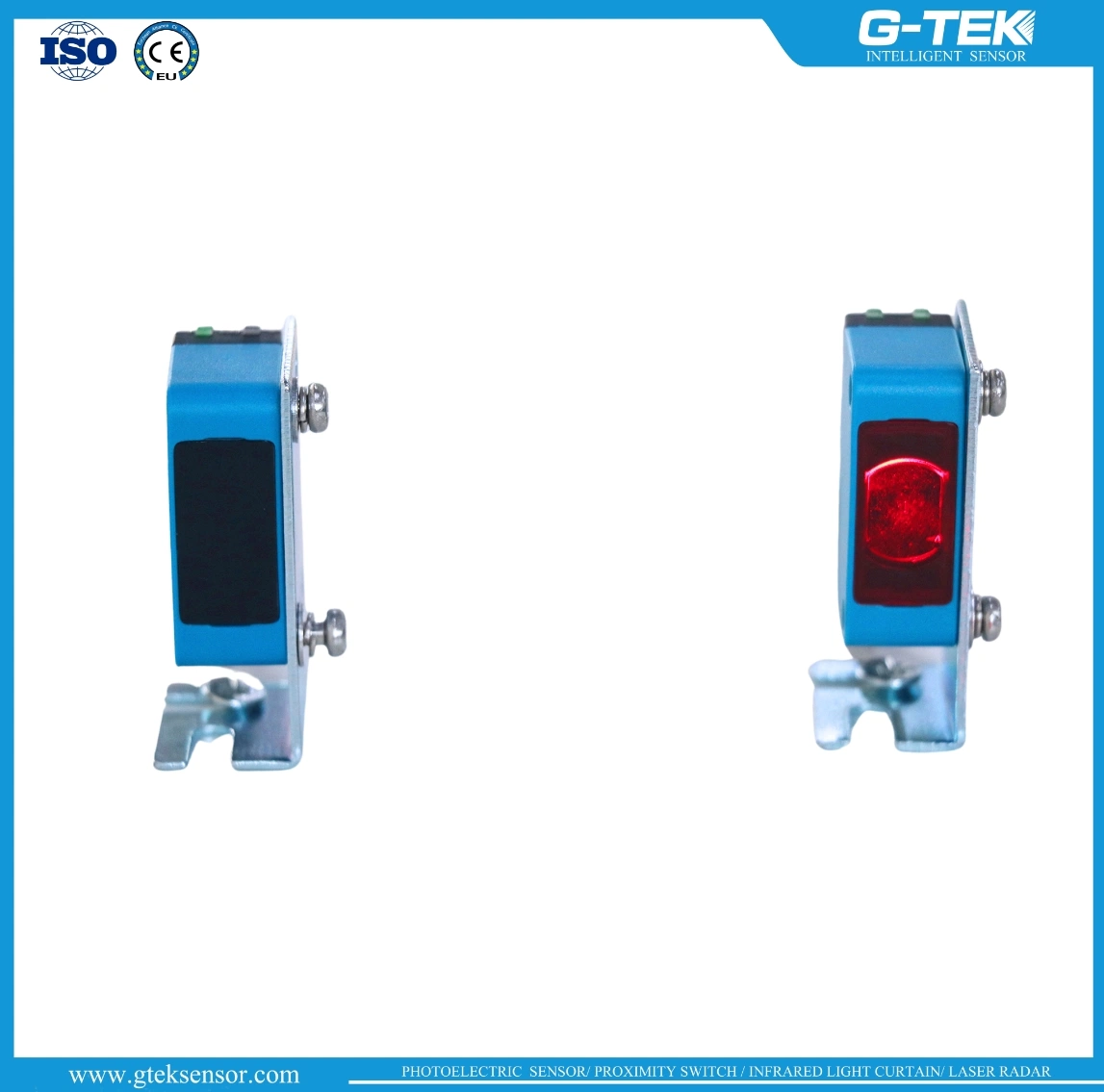 5/10/15/30m interruptores fotoeléctricos de haz opuesto para la logística bandas transportadoras, logística de almacenamiento, automatización de fábricas