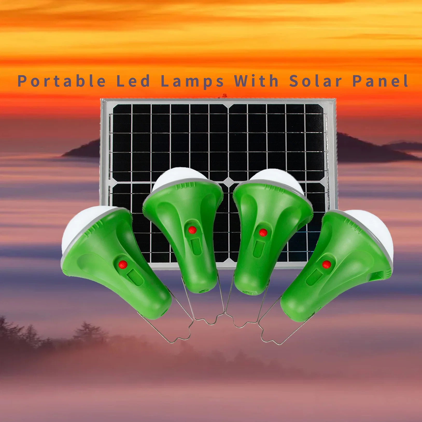 New Solar Camping Light Tent Light Solar Power Light 435lum Solar Rechargeable Light Solar Power Station