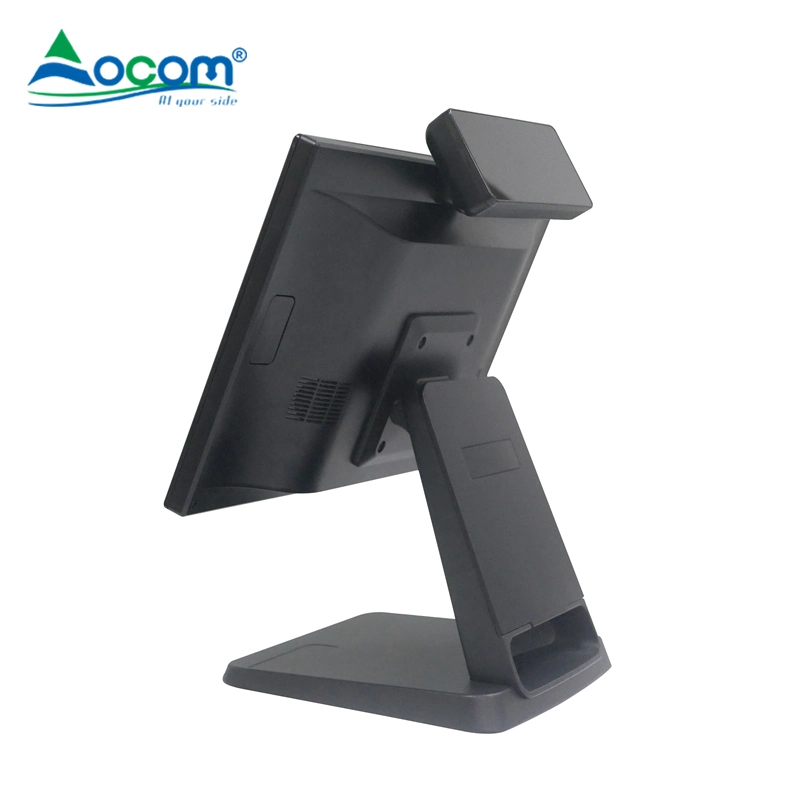 POS-1516 15.6 Inch Consumer Electronics Windows/Android Touch Screen POS Terminal with Aluminium Alloy Base