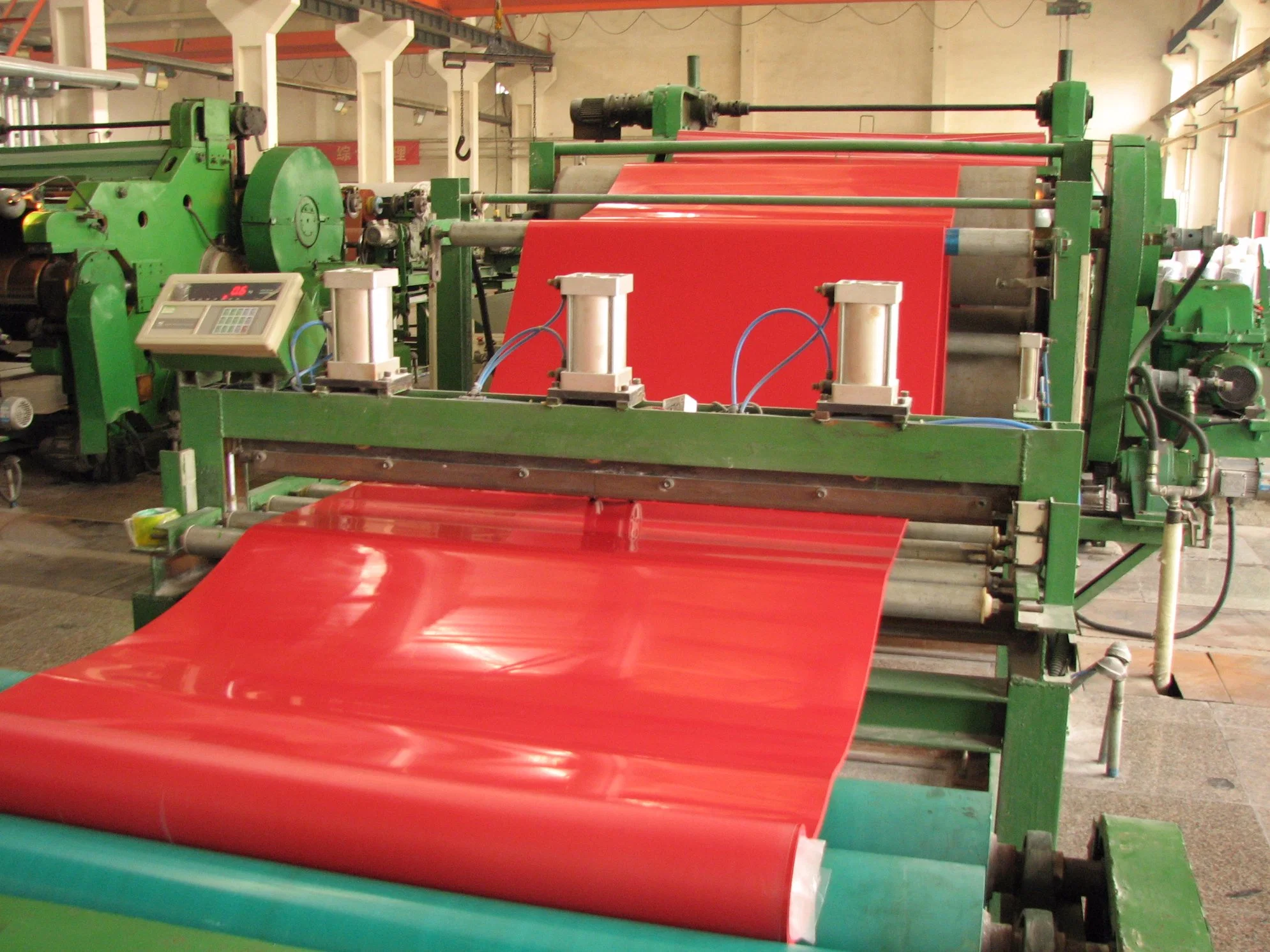 Cured Pure Natural Rubber Sheet, Gum Rubber Sheet, PARA Rubber Sheet, Latex Sheet with Pin Red Color (3A5001)