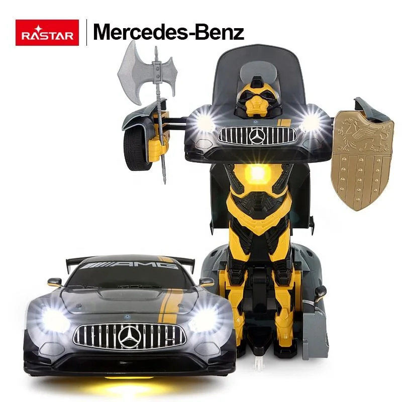 Rastar Deformation Auto Roboter Kinder Spielzeug meistverkaufte elektrische RC Car Sports Fernbedienung 2 In1 Transformation Auto 1: 14 Benz GT3