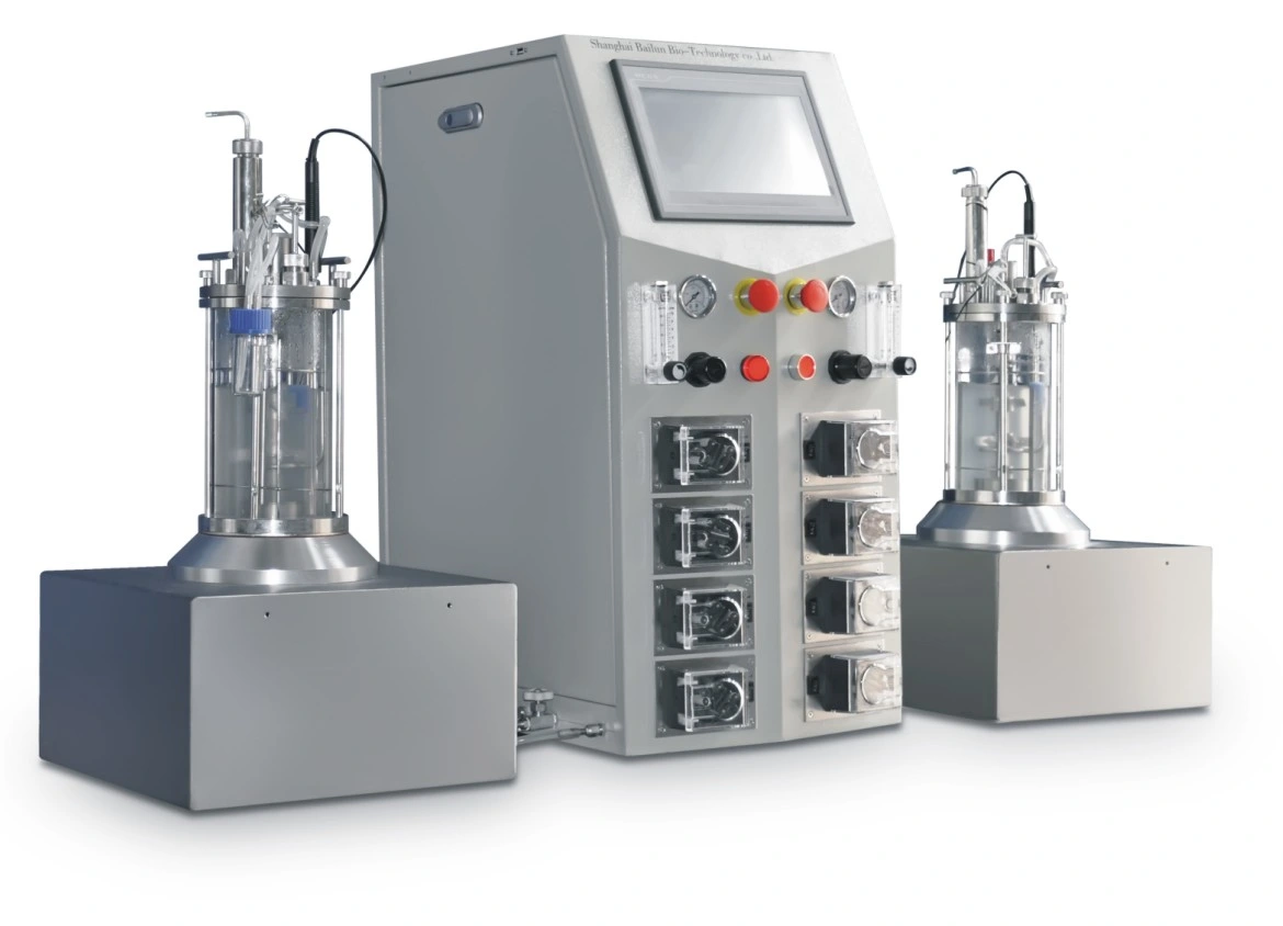 Parrallel Mini Glass Fermenter Enzyme Bioreactors as Drugs Bioreactor Selection