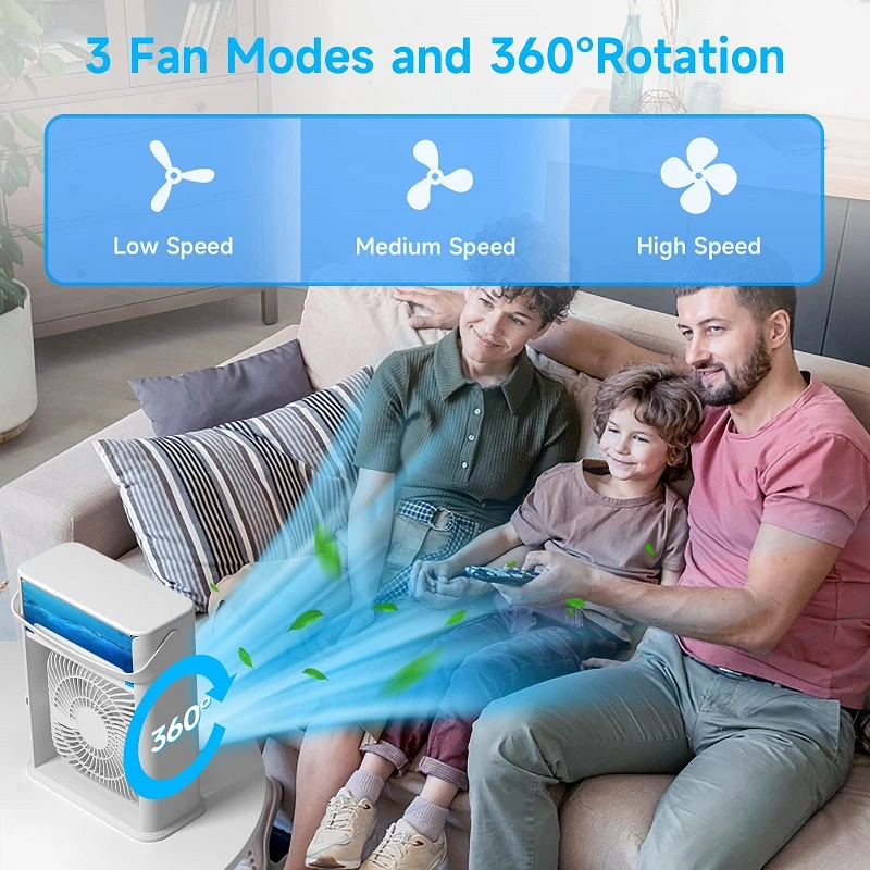 Hot sale climatiseur mobile à air conditionné portable avec rotation à 360° Mini ventilateur évaporatif