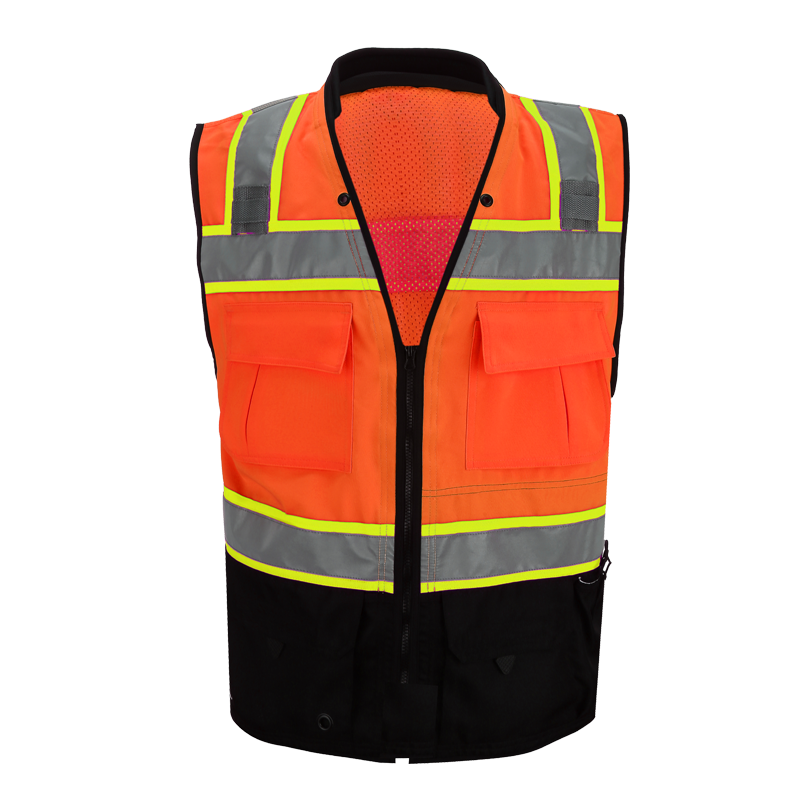 Work Uniform Airport Reflection Running Hi Visibility Custom Reflective Safety Vest