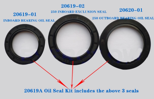 Mission Magnum 20619-01 and 20619-02 Oil Seal and 20620-01 Exclusion Seal