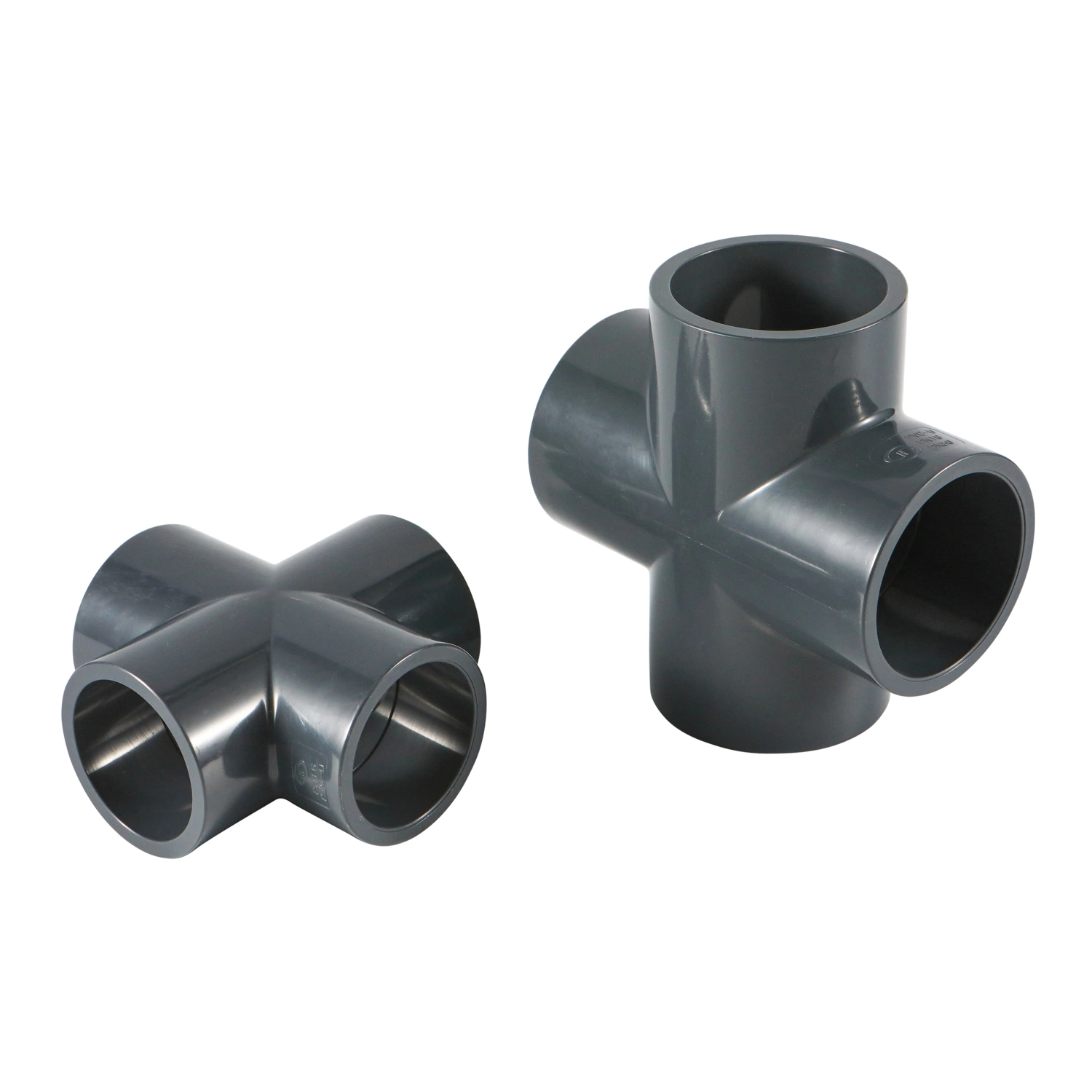 High quality/High cost performance PVC Pipe Fittings-Pn10 Standard Plastic Pipe Fitting Equal Cross for Water Supply